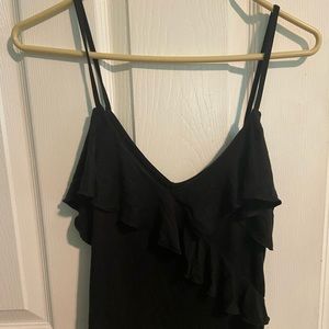 Black tank top